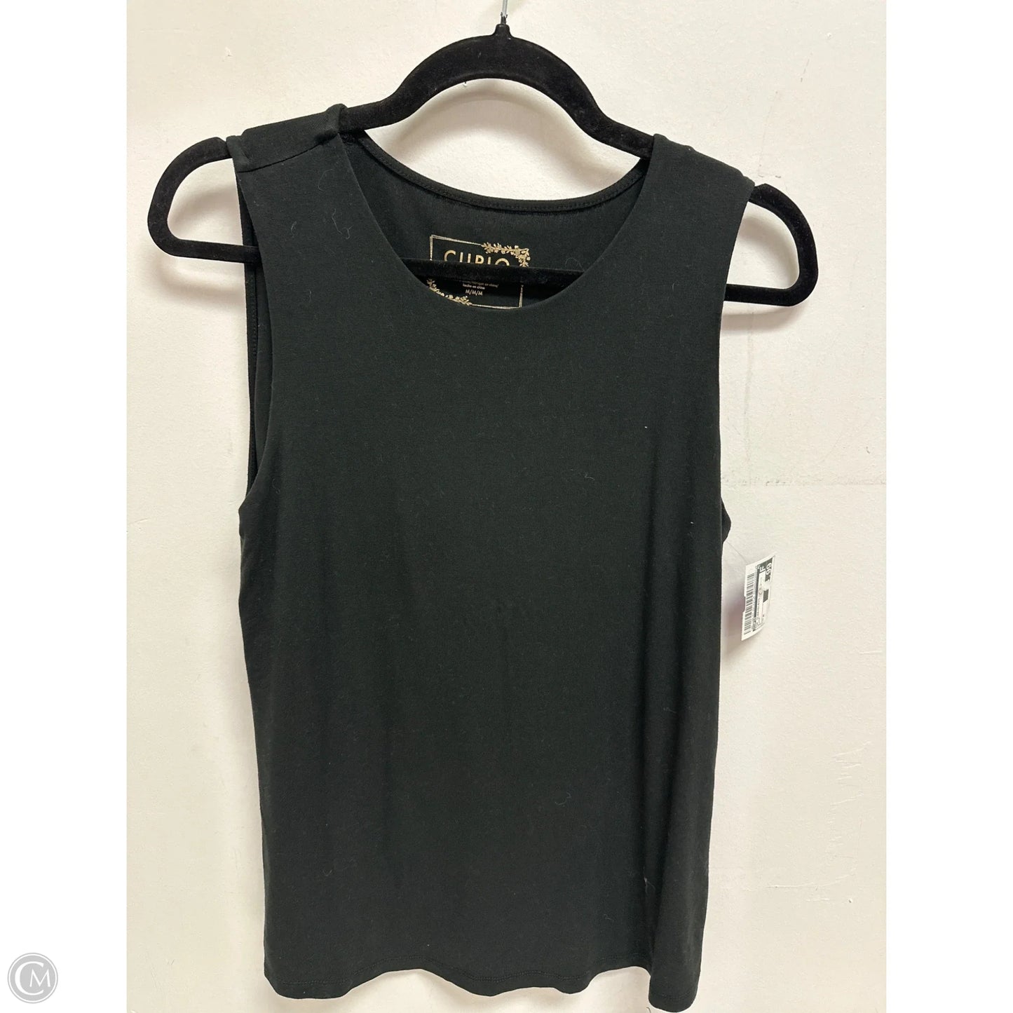 Top Sleeveless By Cupio In Black, Size: M