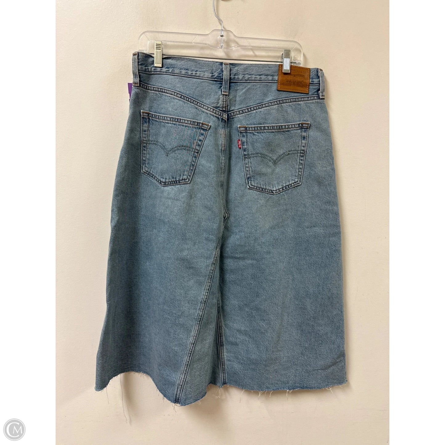 Skirt Maxi By Levis In Blue Denim, Size: 10