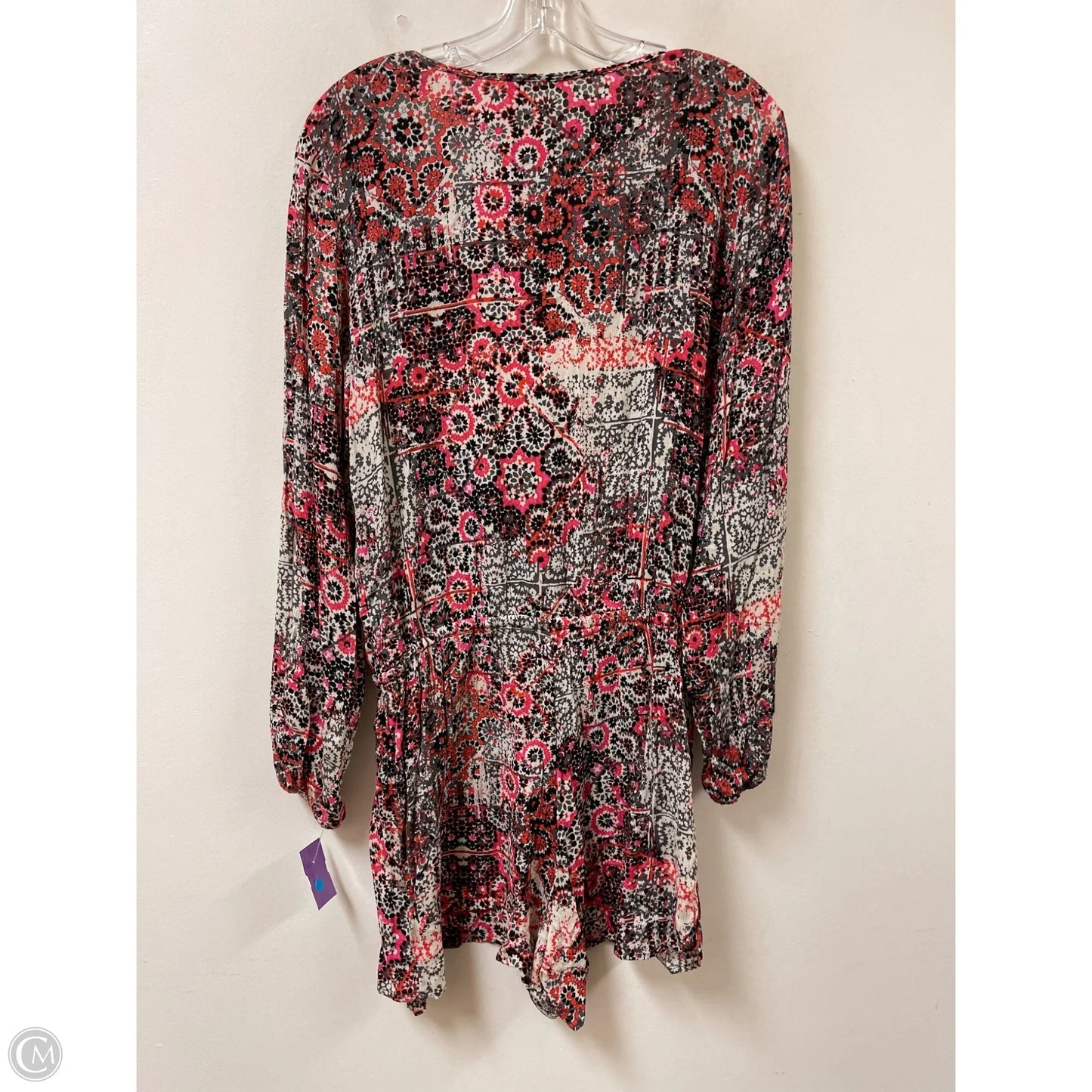 Romper By Chelsea And Violet In Orange & Pink, Size: M