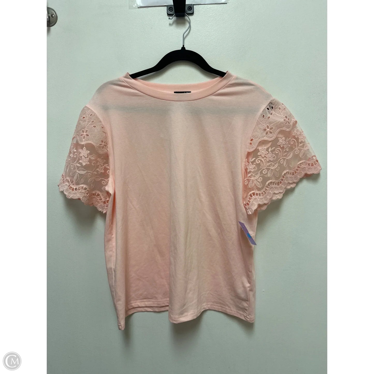 Top Short Sleeve By Ontwelfth In Pink, Size: Xl