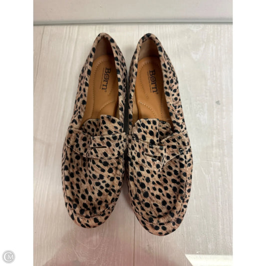 Shoes Flats By Born In Animal Print, Size: 7.5