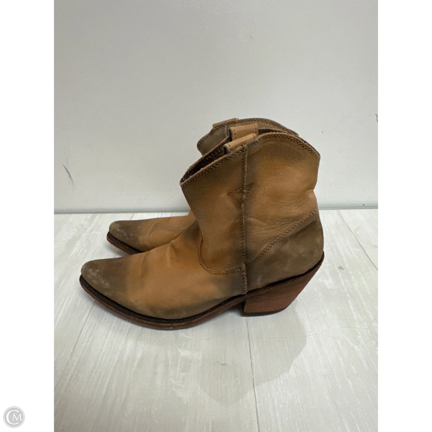 Boots Western By Clothes Mentor In Tan, Size: 7