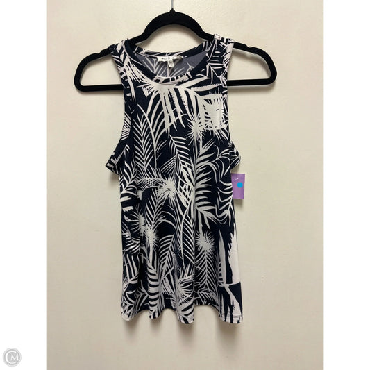 Top Sleeveless By Workshop In Blue, Size: S
