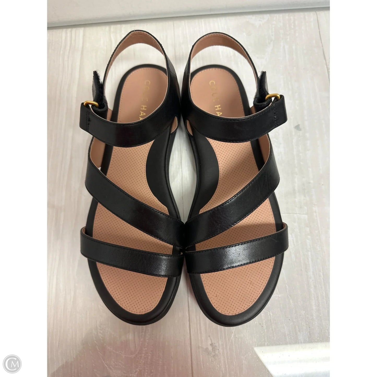 Sandals Flats By Cole-haan In Black, Size: 7