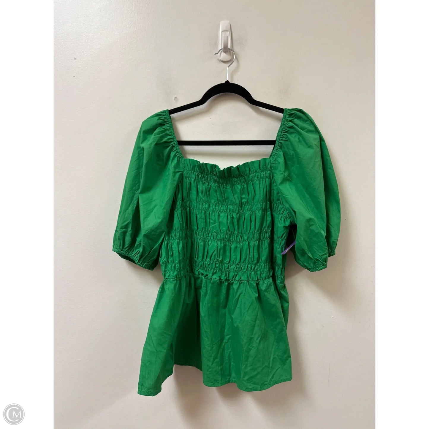 Top Short Sleeve By Clothes Mentor In Green, Size: Xl