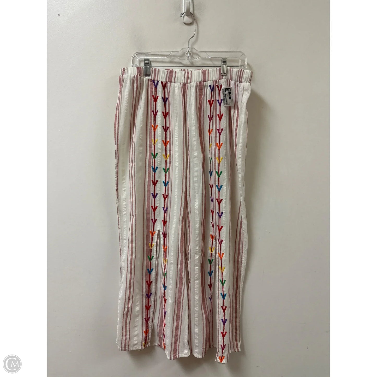 Pants Linen By Asos In White, Size: 14
