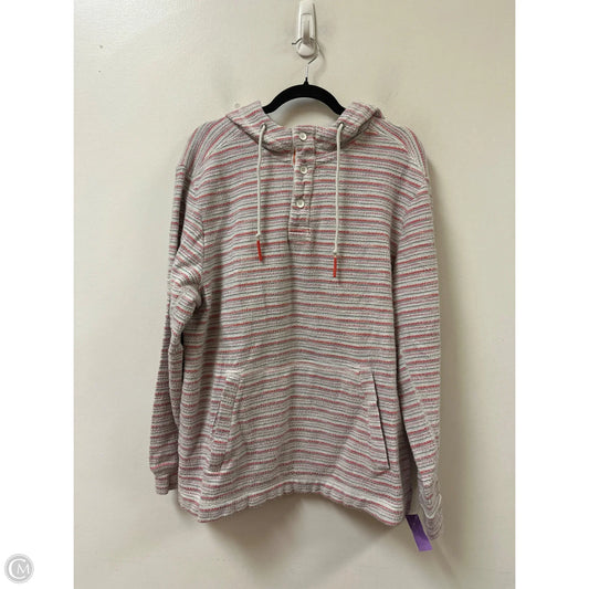 Sweatshirt Hoodie By Tommy Bahama In Orange & Pink, Size: L