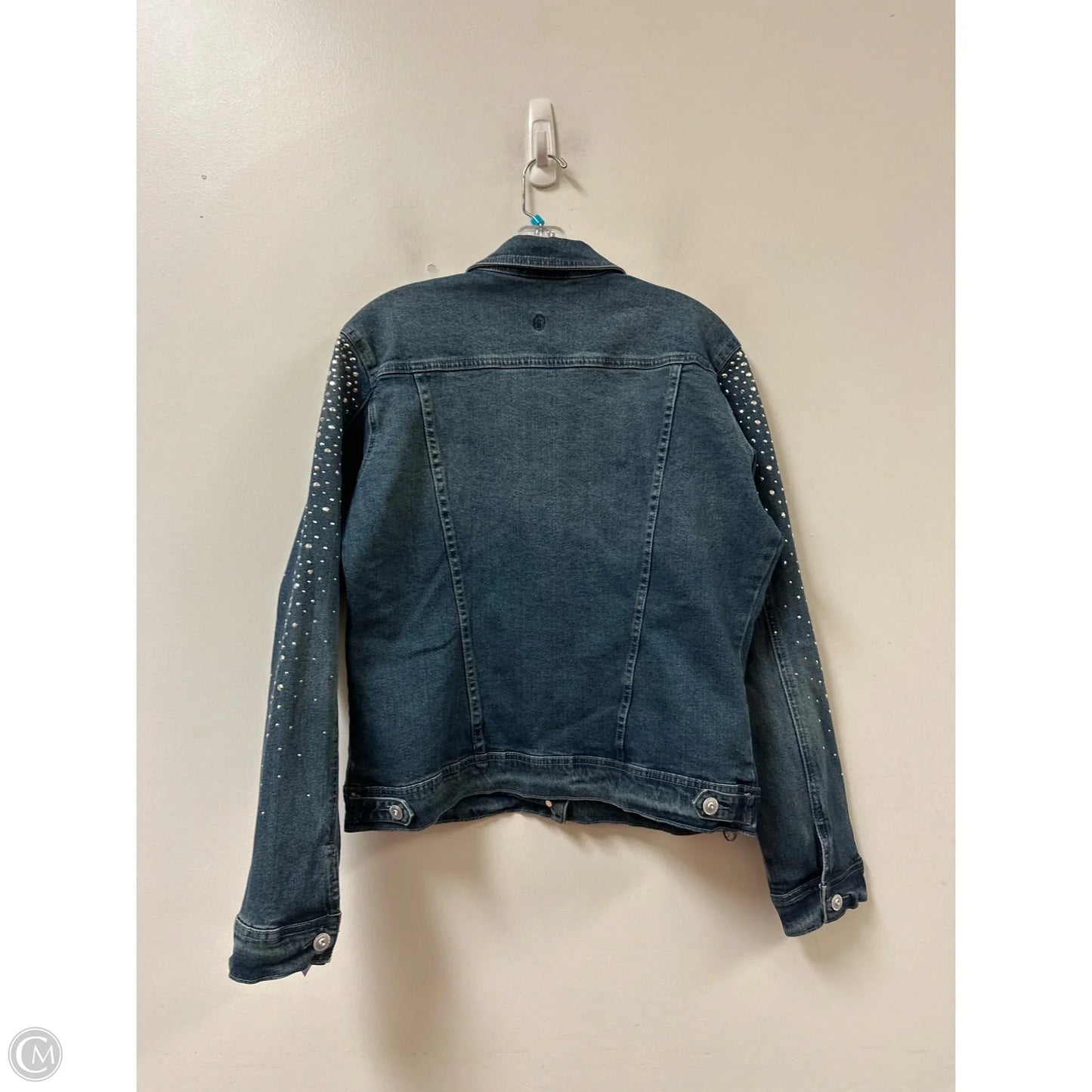 Jacket Denim By Christine Alexander In Blue Denim, Size: Xl