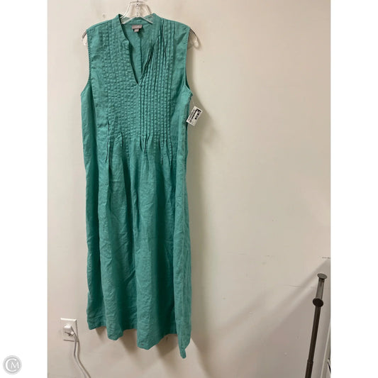 Dress Casual Maxi By J. Jill In Green, Size: L