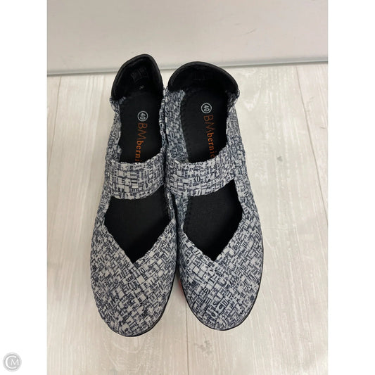 Shoes Heels Wedge By Bernie Mev In Blue, Size: 9.5