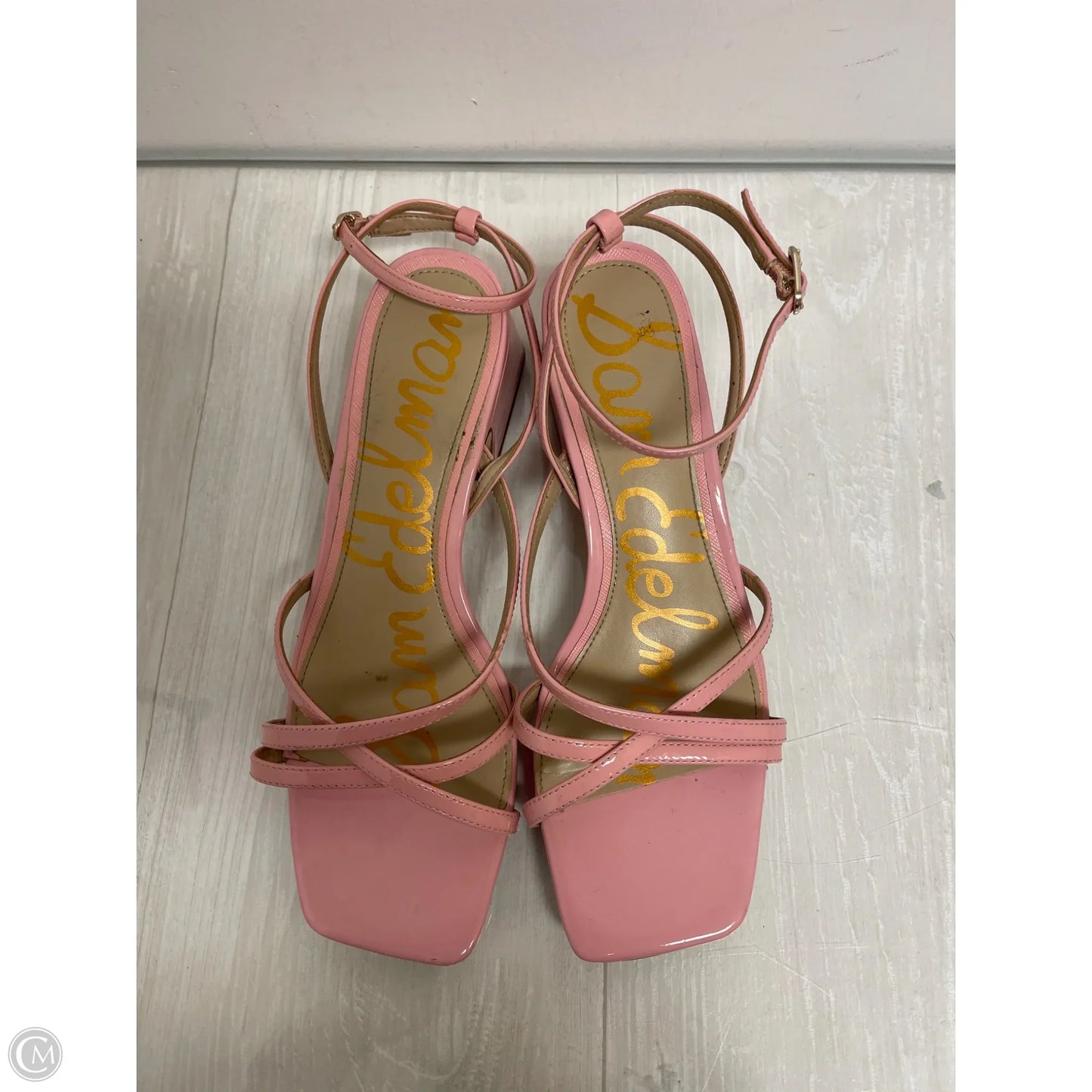 Sandals Heels Block By Sam Edelman In Pink, Size: 7.5