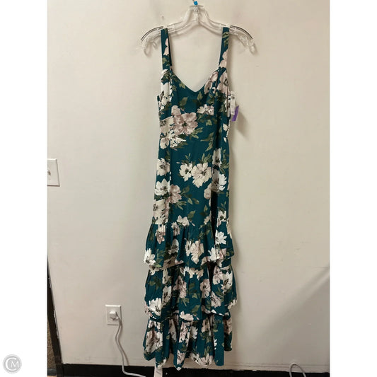 Dress Casual Maxi By Abercrombie And Fitch In Green, Size: S