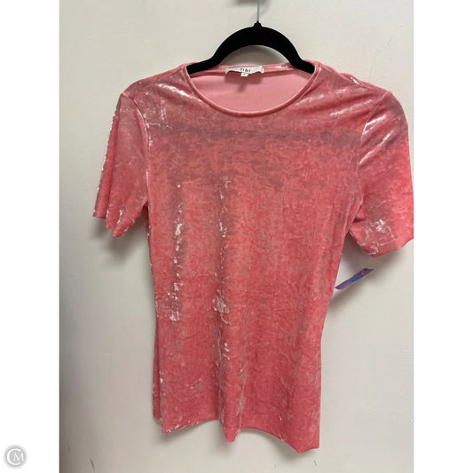 Top Short Sleeve By Tibi In Pink, Size: S
