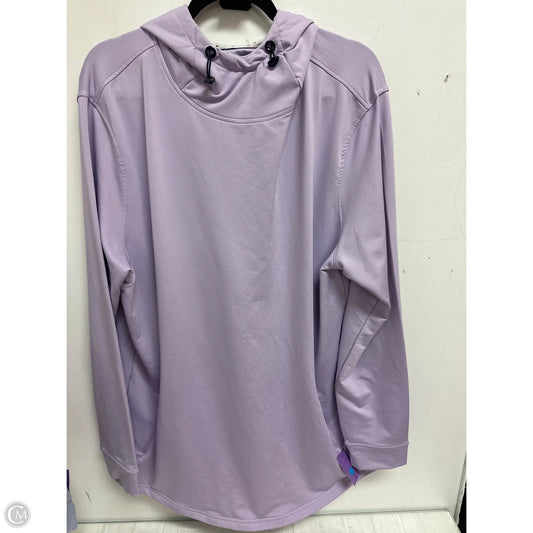 Athletic Top Long Sleeve Hoodie By Clothes Mentor In Purple, Size: 2x