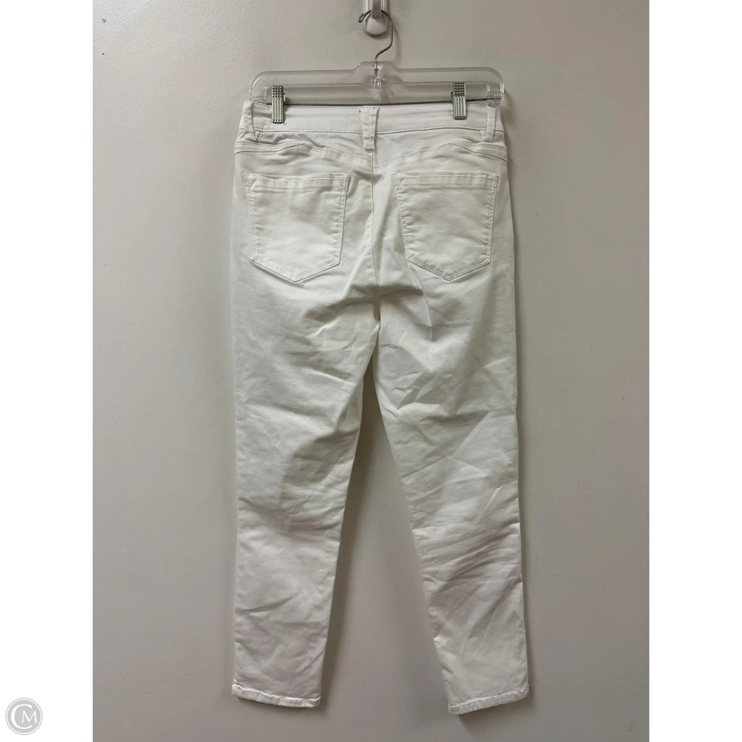 Jeans Skinny By Wit & Wisdom In White, Size: 6
