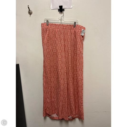 Pants Wide Leg By Torrid In Pink, Size: 18