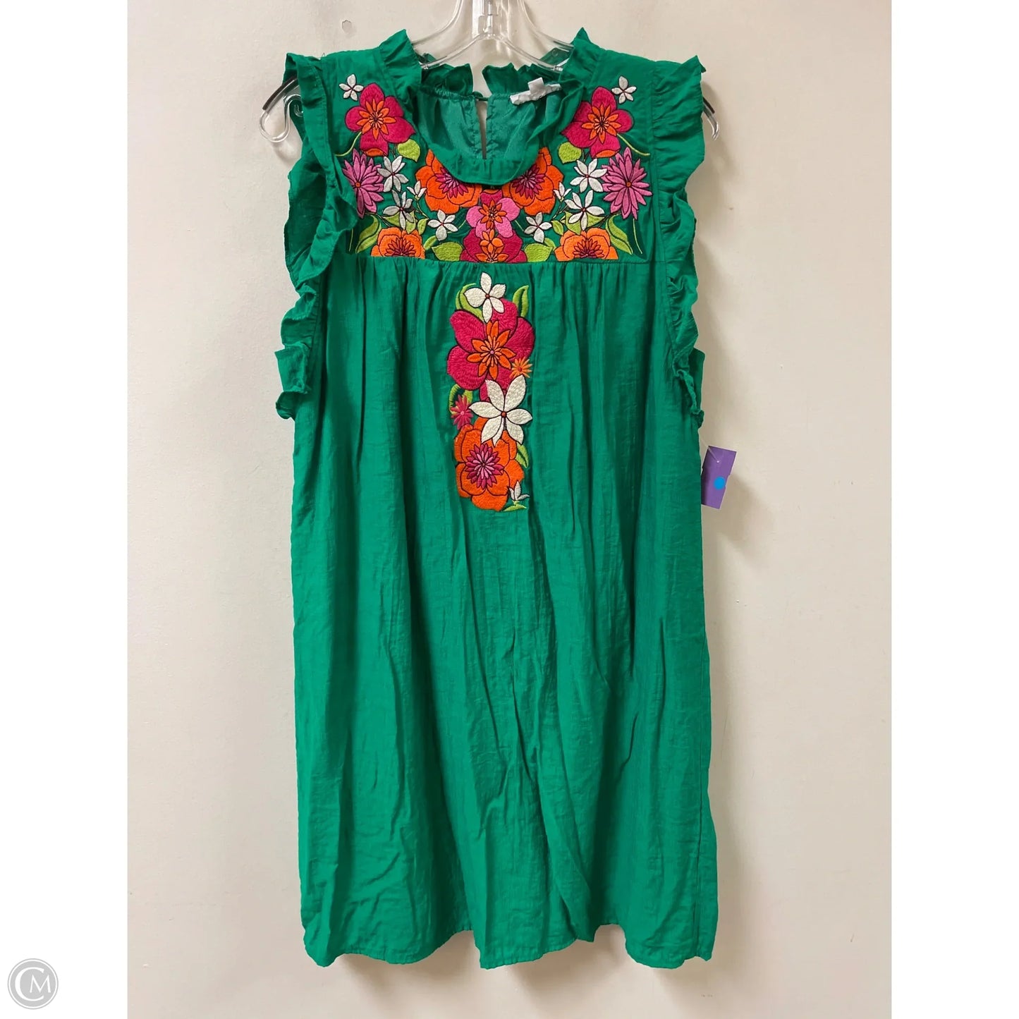 Dress Casual Midi By Thml In Green, Size: Xl