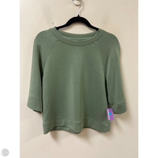 Sweater Short Sleeve By Lou And Grey In Green, Size: Xs