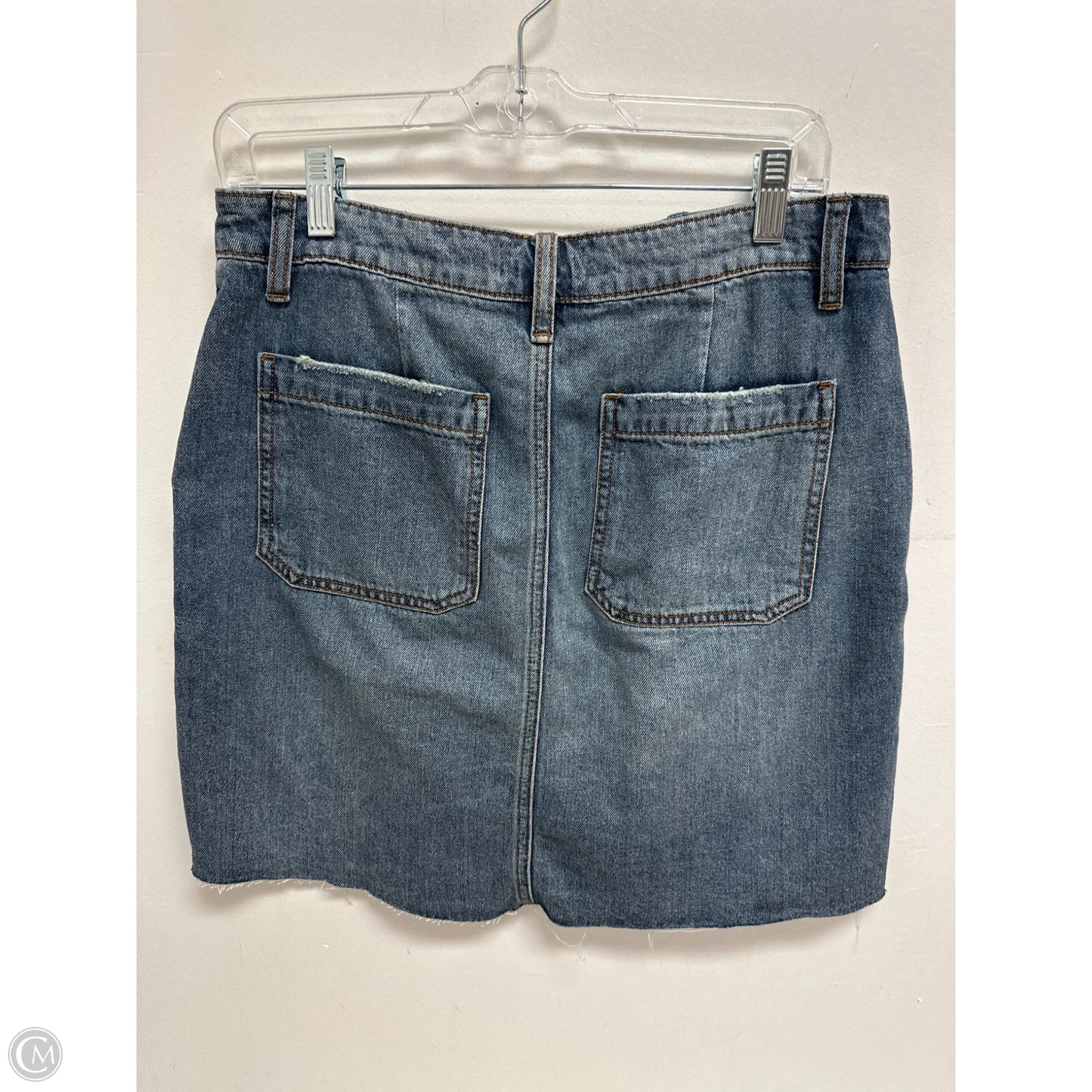 Skirt Mini & Short By Kut In Blue Denim, Size: 4