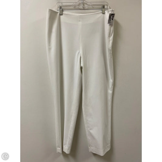 Pants Dress By Talbots In White, Size: 16