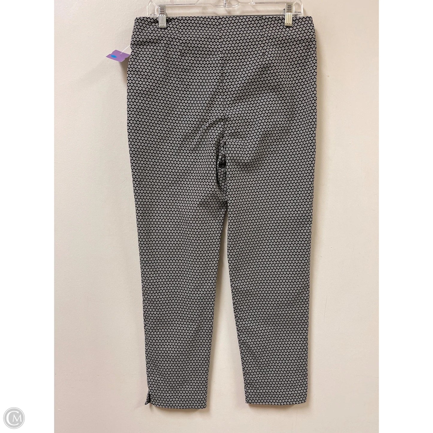 Pants Leggings By Counterparts In Black & White, Size: 8