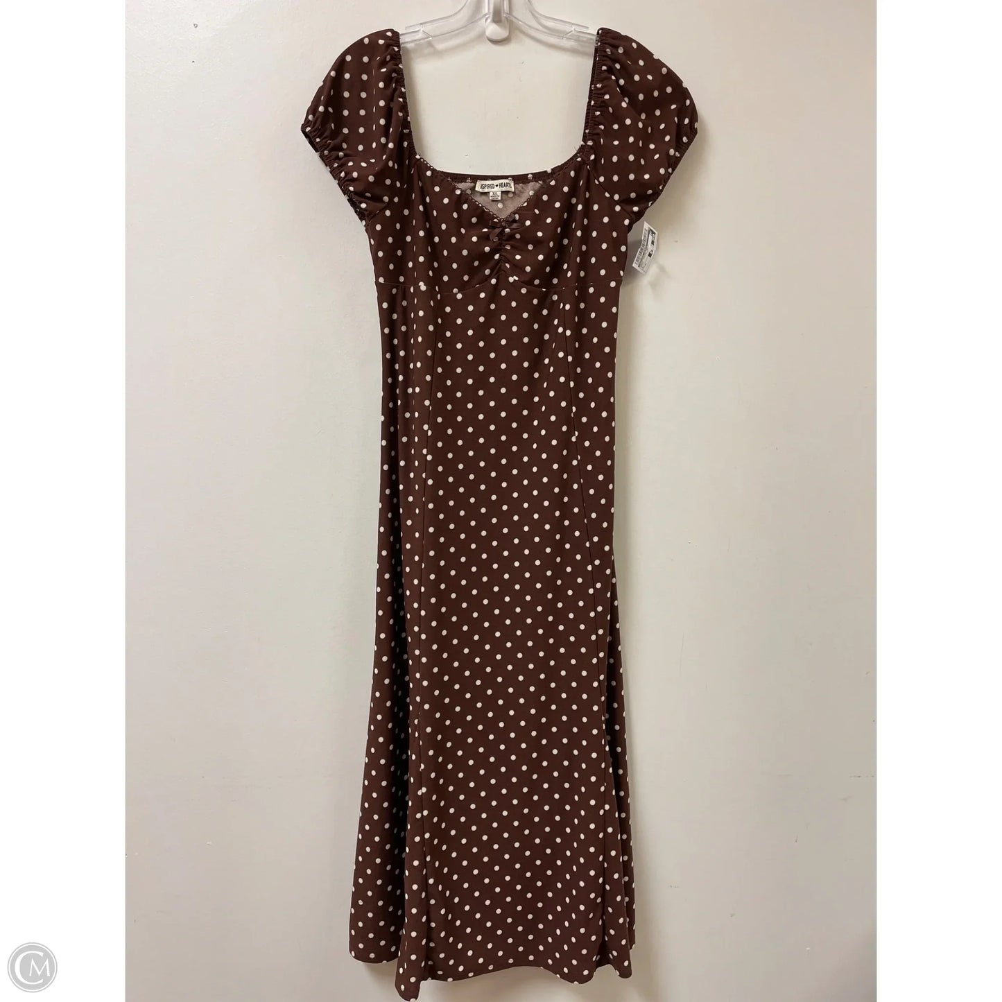 Dress Casual Maxi By Inspired Hearts In Brown, Size: Xl