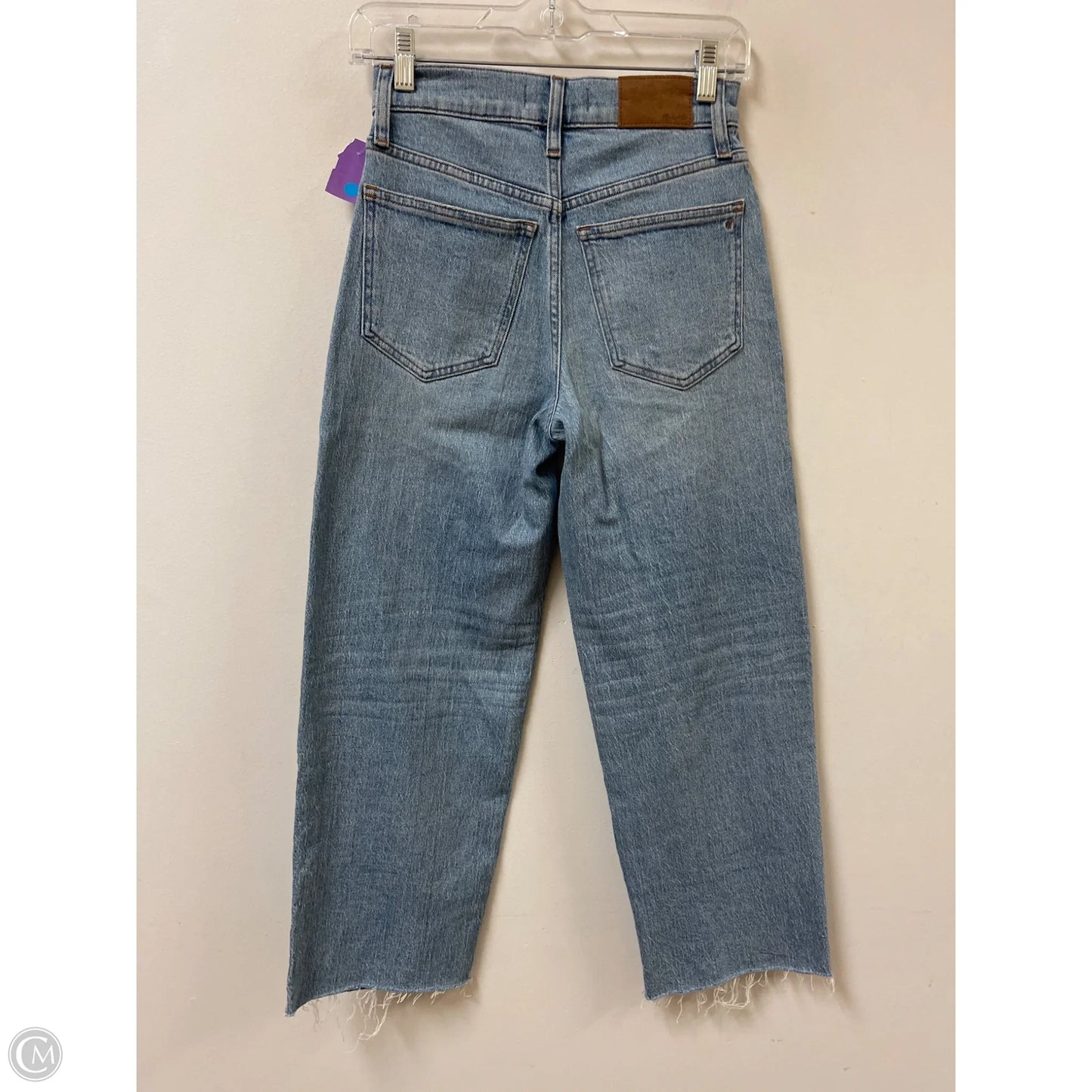 Jeans Straight By Madewell In Blue, Size: 24