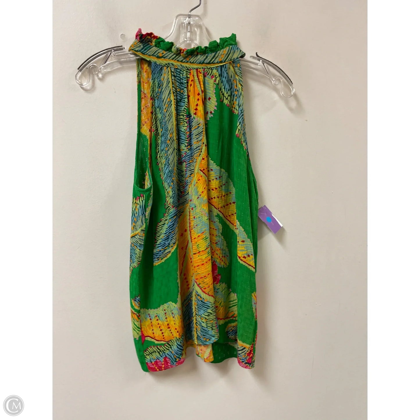 Top Sleeveless By Cynthia Rowley In Green, Size: L
