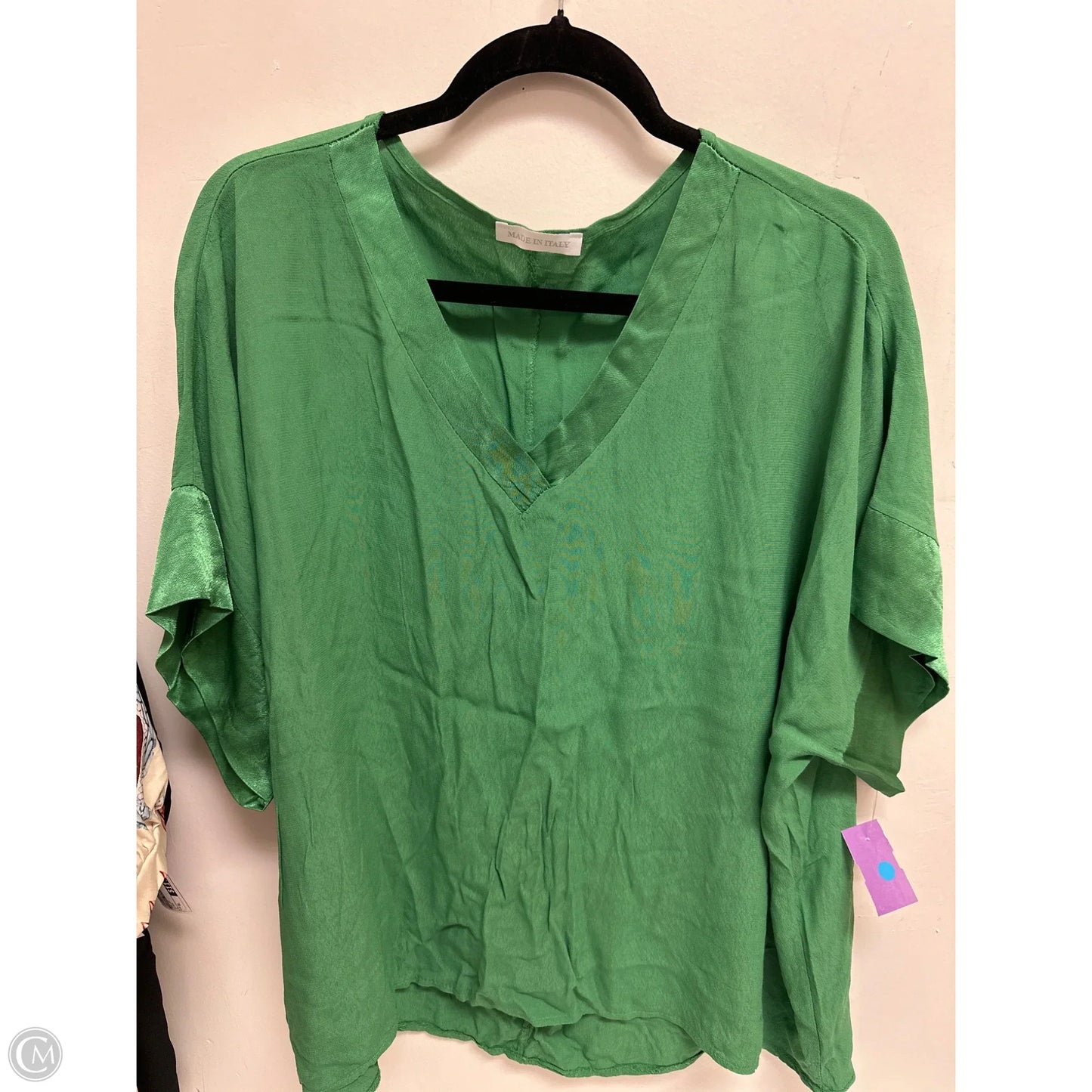 Top Short Sleeve By Clothes Mentor In Green, Size: L