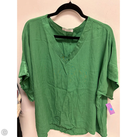 Top Short Sleeve By Clothes Mentor In Green, Size: L