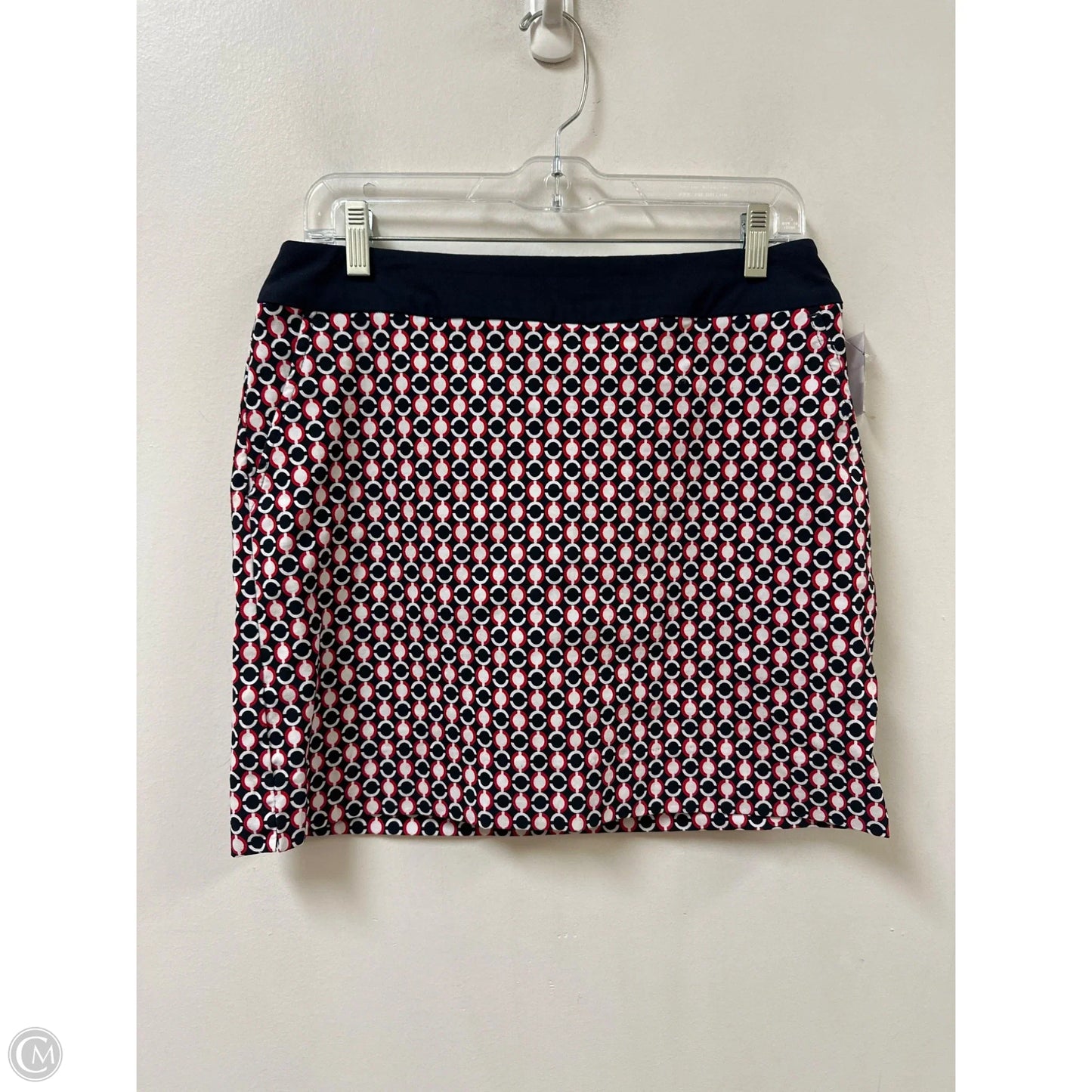 Athletic Skort By Clothes Mentor In Blue & Red, Size: 8