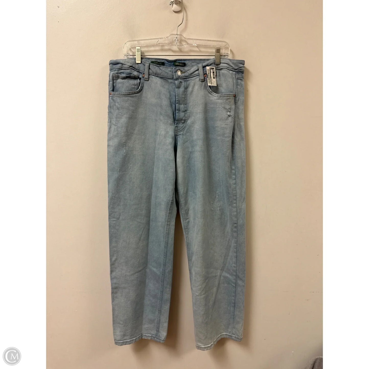 Jeans Straight By Wild Fable In Blue Denim, Size: 14