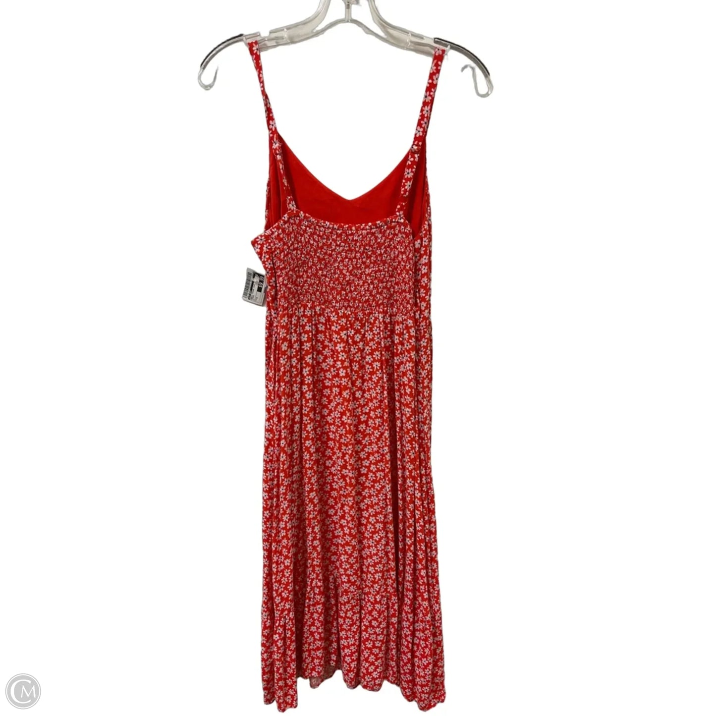 Dress Casual Midi By Old Navy In Orange, Size: M