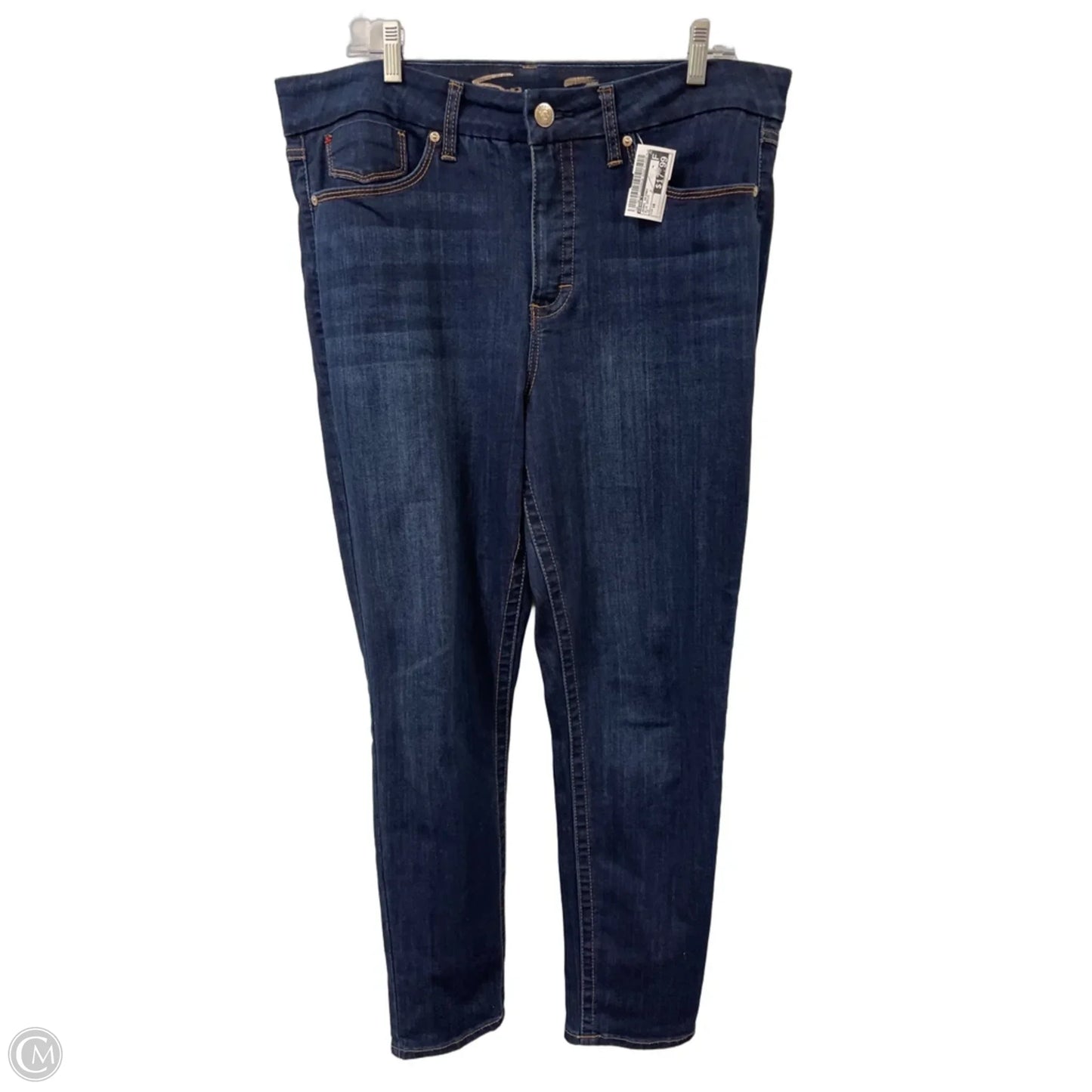 Jeans Skinny By Seven 7 In Blue Denim, Size: 16