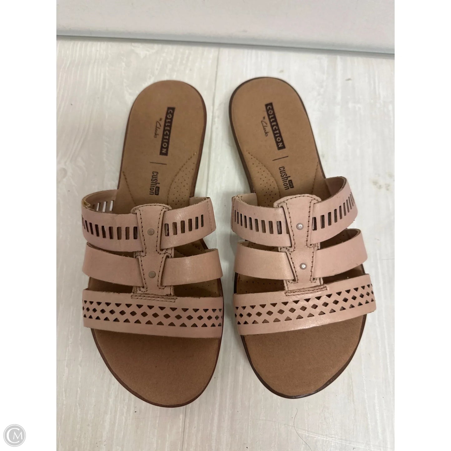 Sandals Flats By Clarks In Pink, Size: 7