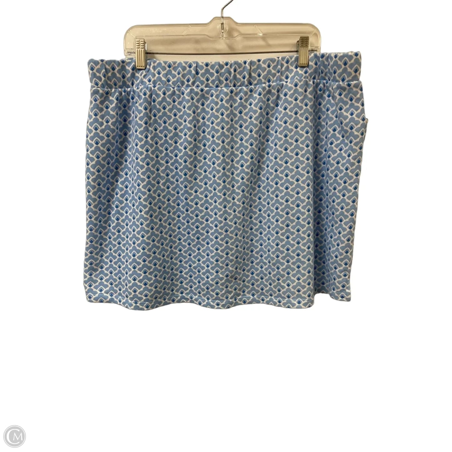 Skort By Kim Rogers In Blue, Size: Xl