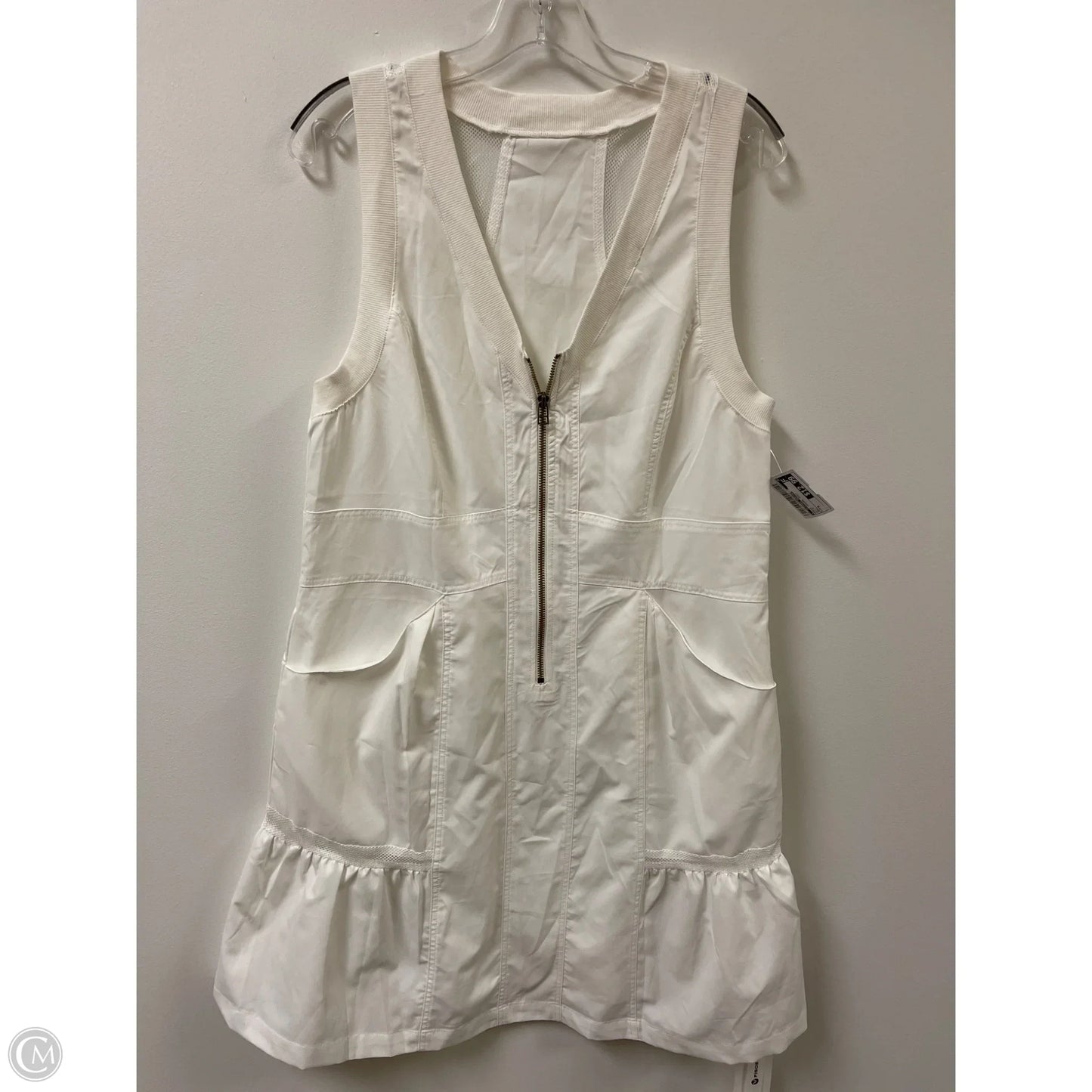 Dress Casual Midi By Clothes Mentor In White, Size: M