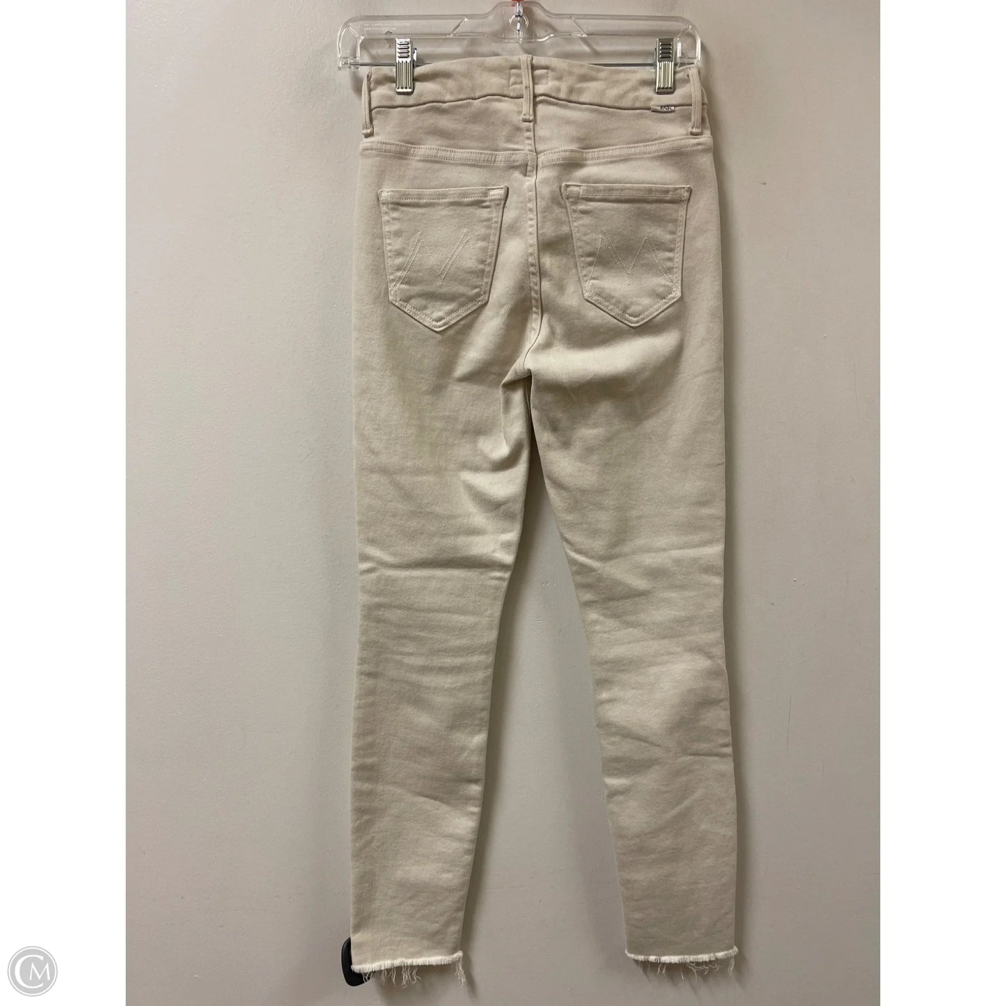 Jeans Skinny By Mother In Cream, Size: 2