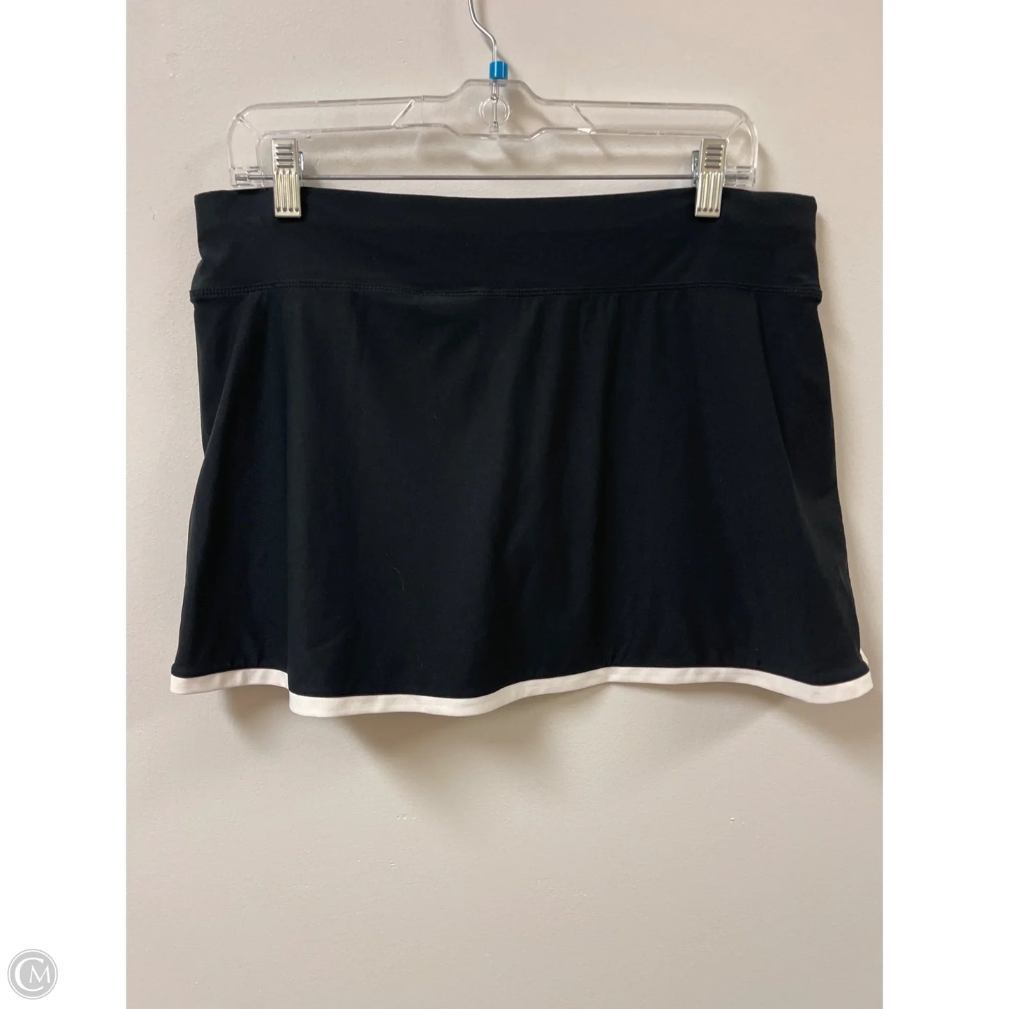 Athletic Skort By Nike Apparel In Black, Size: 12