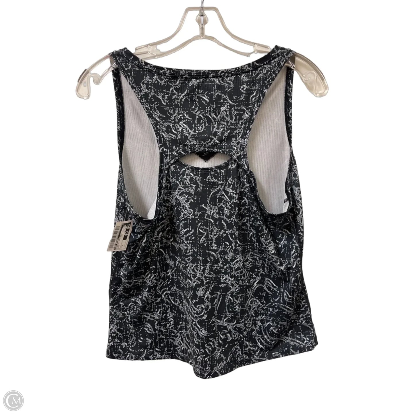 Athletic Tank Top By Nike Apparel In Black, Size: S