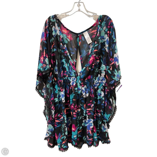 Swimwear Cover-up By Time And Tru In Multi-colored, Size: 2x