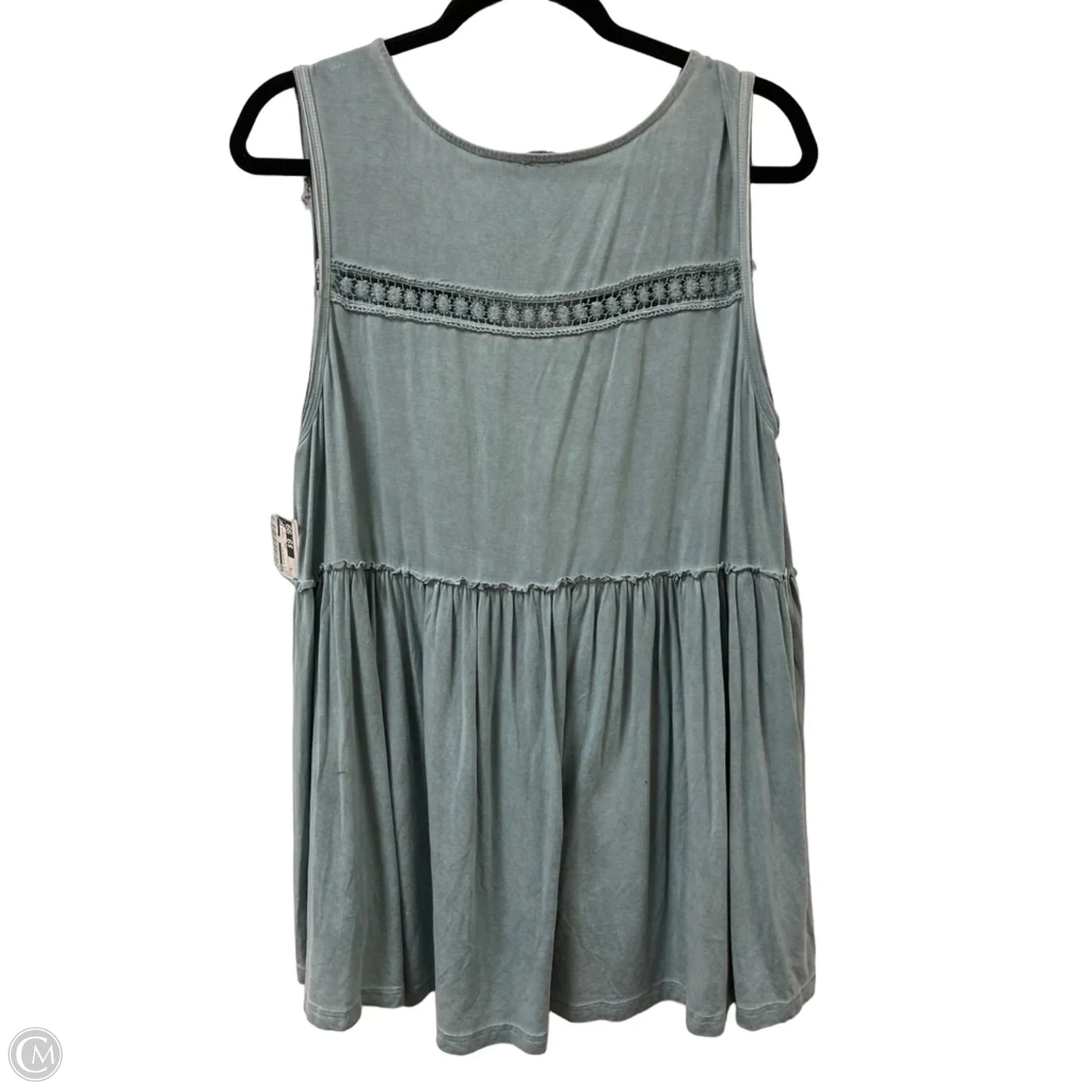 Top Sleeveless By Pol In Blue, Size: M