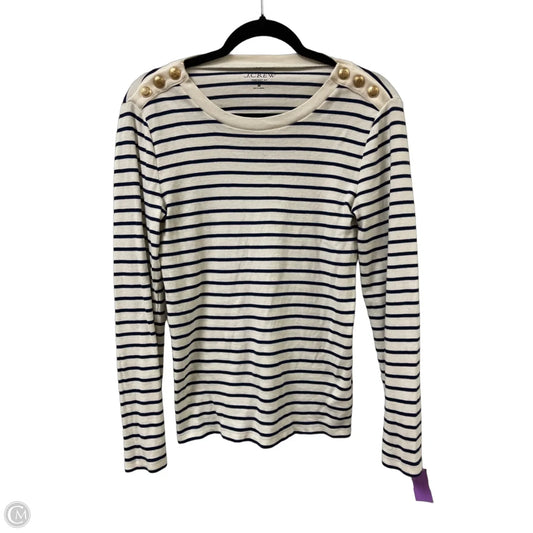 Top Long Sleeve By J. Crew In Navy, Size: M