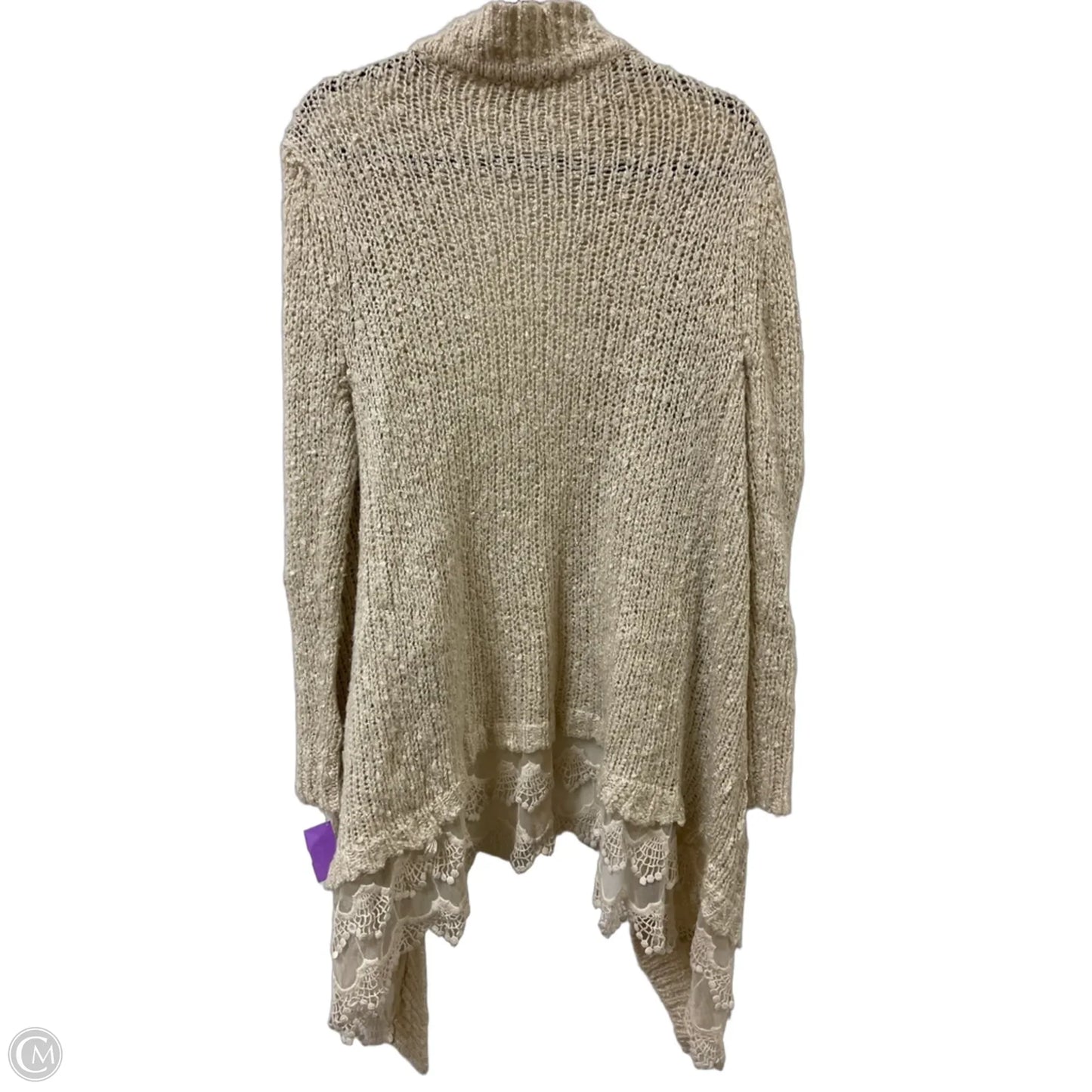 Sweater Cardigan By America Rag In Cream, Size: M