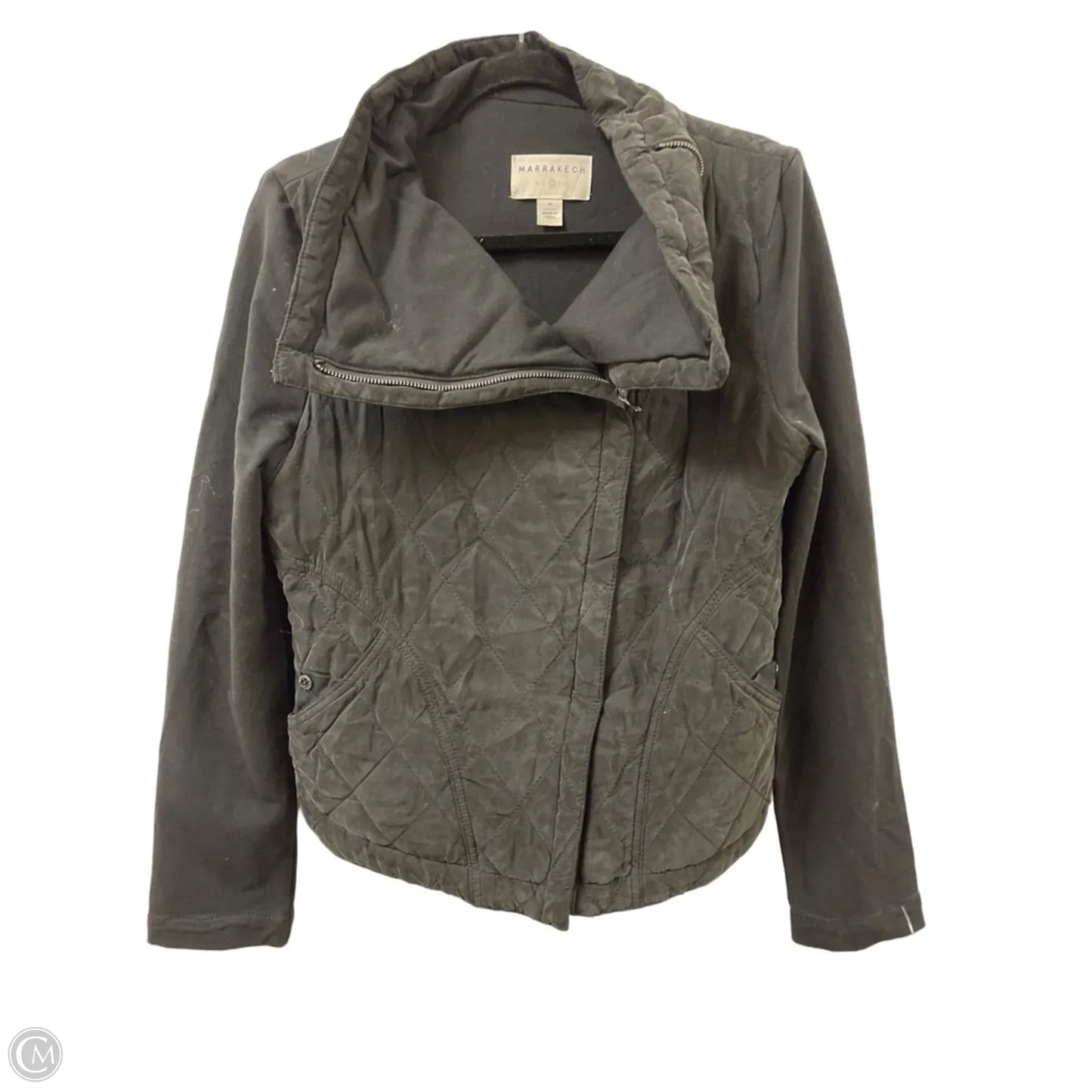 Jacket Puffer & Quilted By Marrakech In Black, Size: M