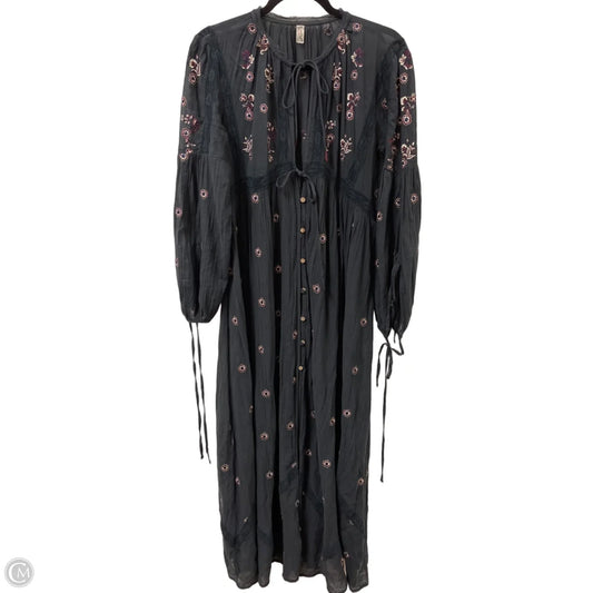 Dress Casual Maxi By Free People In Grey, Size: M