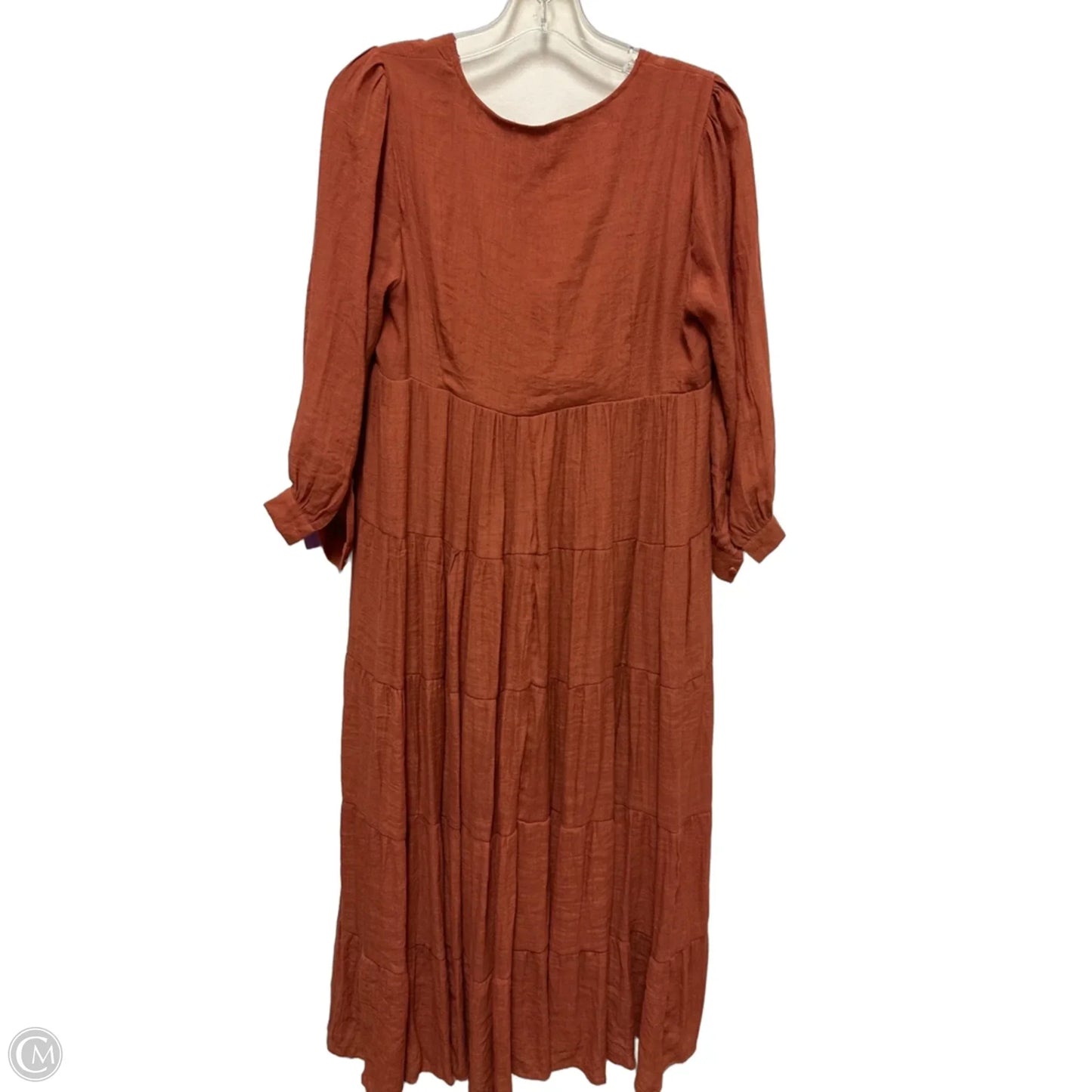 Dress Casual Maxi By In Loom In Orange, Size: M