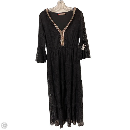 Dress Casual Maxi By Cmb In Black, Size: M