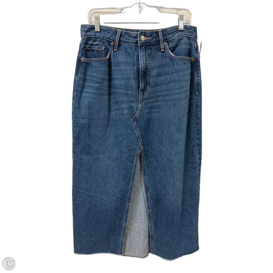 Skirt Maxi By Old Navy In Blue Denim, Size: 10