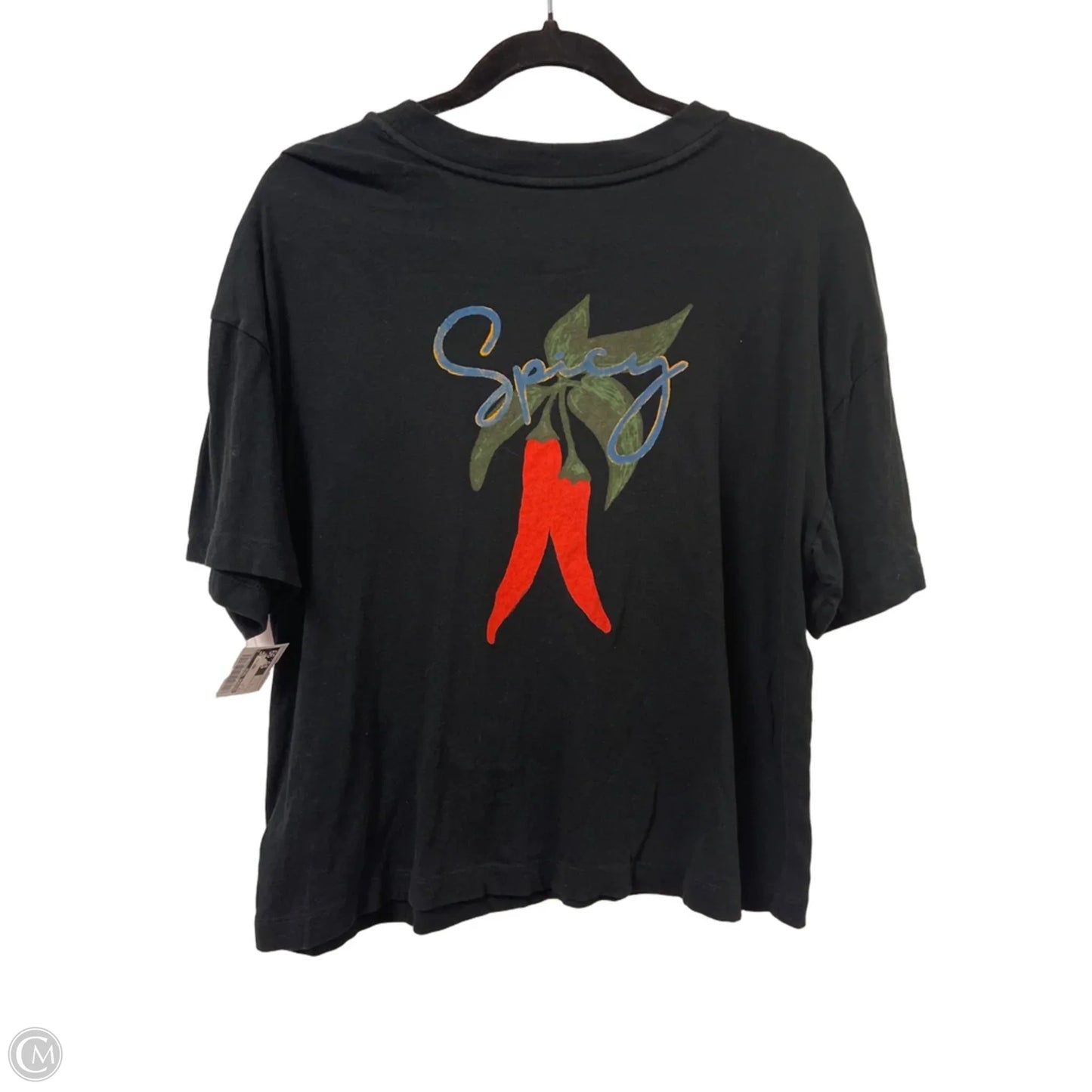 Top Short Sleeve By Universal Thread In Black, Size: S